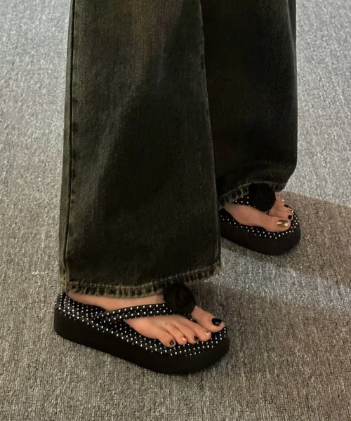 AsRiRe(アスリレイ)の「26ss ドット柄サンダル(サンダル・レディース・ホワイト/ブラック/ピンク・L/M/S)」の20枚目の写真