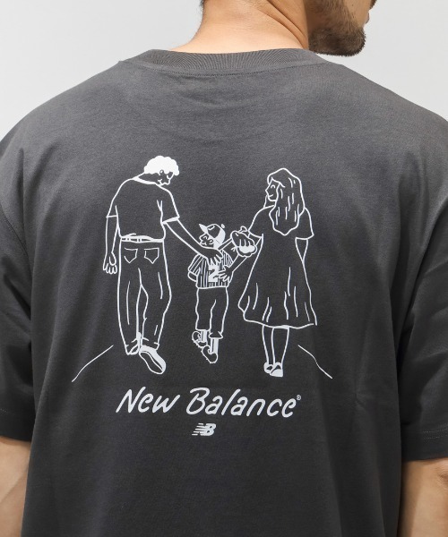 NEW BALANCE（ニューバランス）の「【別注】ニューバランス New Balance HomeSweetHomeTShirt 限定コラボ（Tシャツ/カットソー・メンズ・オフホワイト/ブラック・S/M/L/LL/3L）」の8枚目の写真