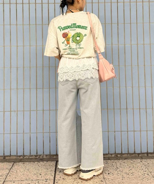 AS KNOW AS plus（アズノゥアズプラス）の「◯マルチWAY レースフリル付け衿（付け襟・レディース・ブラック/オフホワイト・FREE）」の17枚目の写真
