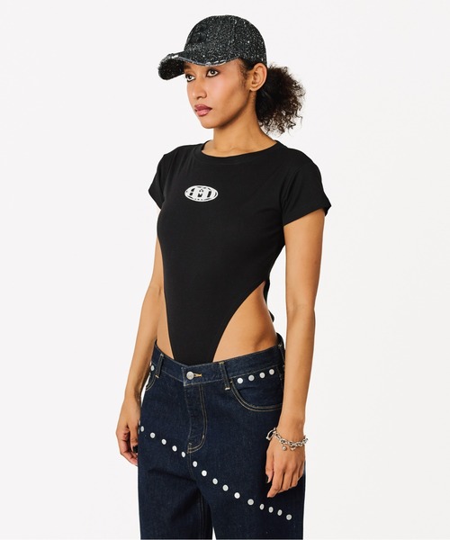BEEDEN（ビーデン）の「SECOUND SKIN BODYSUIT（Tシャツ/カットソー・レディース・ホワイト/ブラック/レッド・FREE）」の14枚目の写真