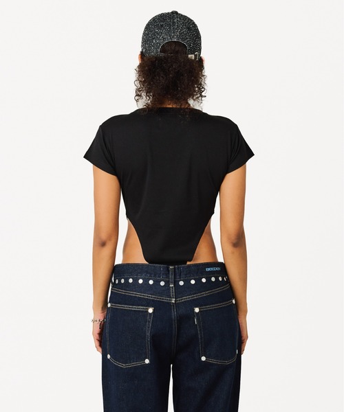 BEEDEN（ビーデン）の「SECOUND SKIN BODYSUIT（Tシャツ/カットソー・レディース・ホワイト/ブラック/レッド・FREE）」の15枚目の写真