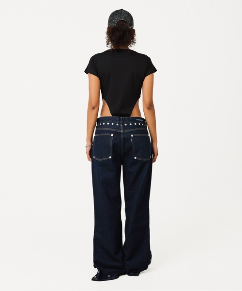 BEEDEN（ビーデン）の「SECOUND SKIN BODYSUIT（Tシャツ/カットソー・レディース・ホワイト/ブラック/レッド・FREE）」の20枚目の写真