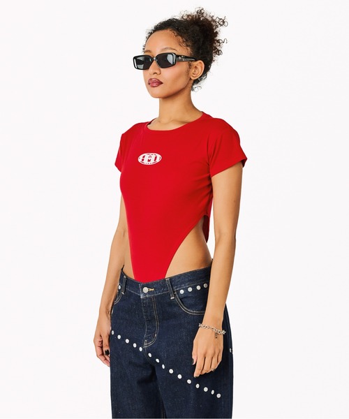 BEEDEN（ビーデン）の「SECOUND SKIN BODYSUIT（Tシャツ/カットソー・レディース・ホワイト/ブラック/レッド・FREE）」の22枚目の写真