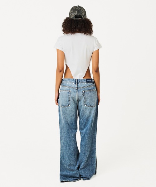 BEEDEN（ビーデン）の「SECOUND SKIN BODYSUIT（Tシャツ/カットソー・レディース・ホワイト/ブラック/レッド・FREE）」の11枚目の写真