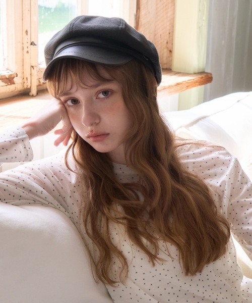 Birthday room(バースデイルーム)の「クラシックキャスケット/Classic Casquette(キャスケット・レディース・アイボリー/ブラック・FREE)」の10枚目の写真