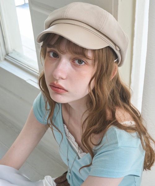 Birthday room(バースデイルーム)の「クラシックキャスケット/Classic Casquette(キャスケット・レディース・アイボリー/ブラック・FREE)」の14枚目の写真