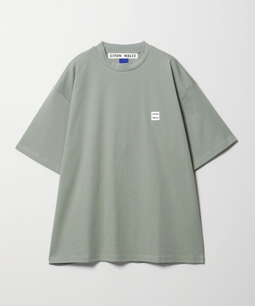 CITEN(シテン)の「<CITEN>スムースワッペンT ―接触冷感―(Tシャツ/カットソー・メンズ・オリーブ/ライトグレー/ブラック/ホワイト・M/S/L)」の4枚目の写真