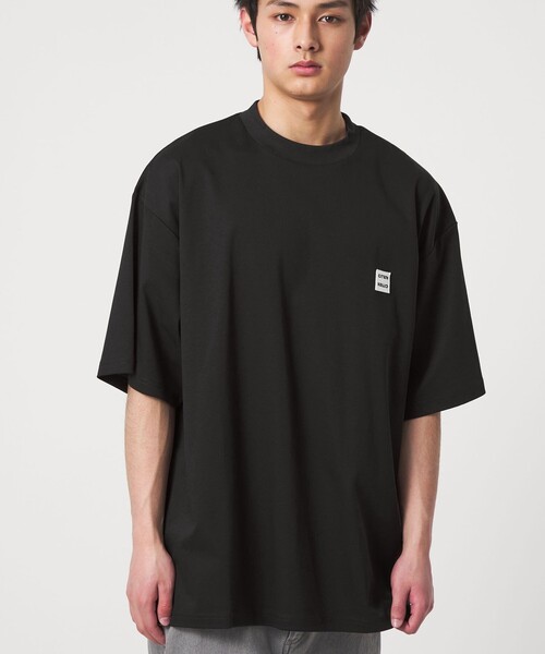 CITEN(シテン)の「<CITEN>スムースワッペンT ―接触冷感―(Tシャツ/カットソー・メンズ・オリーブ/ライトグレー/ブラック/ホワイト・M/S/L)」の2枚目の写真