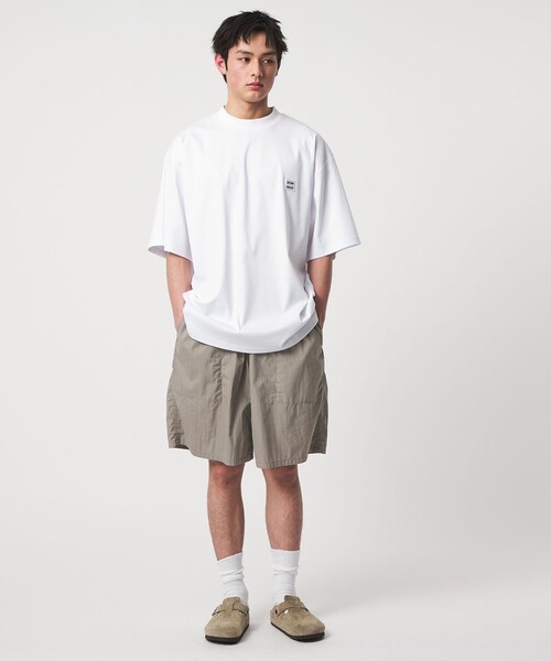 CITEN(シテン)の「<CITEN>スムースワッペンT ―接触冷感―(Tシャツ/カットソー・メンズ・オリーブ/ライトグレー/ブラック/ホワイト・M/S/L)」の20枚目の写真