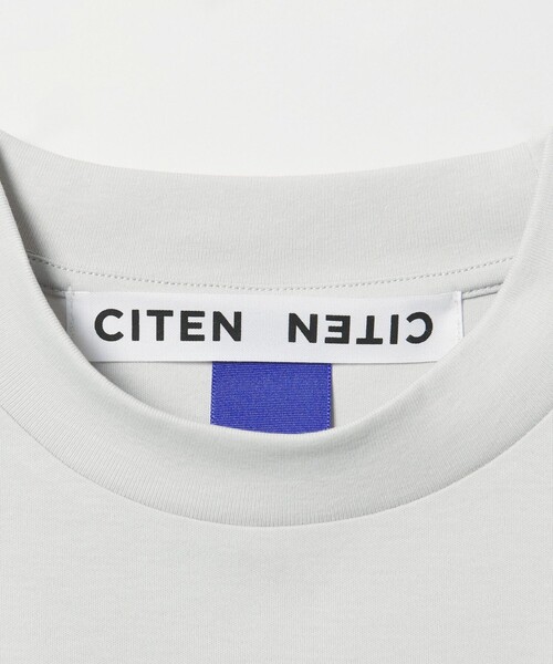 CITEN(シテン)の「<CITEN>スムースワッペンT ―接触冷感―(Tシャツ/カットソー・メンズ・オリーブ/ライトグレー/ブラック/ホワイト・M/S/L)」の7枚目の写真