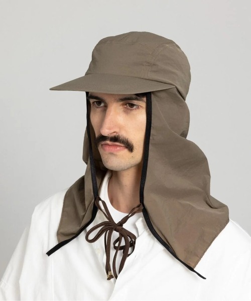 Nine Tailor(ナインテイラー)の「【Nine Tailor】Cape Cap(キャップ・メンズ・チャコールグレー/ブラック/ライトベージュ・FREE)」の2枚目の写真