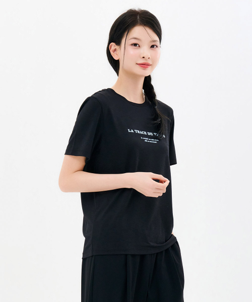 CHASECULT（チェイスカルト）の「レディースエッセンシャルアイスTシャツ-FBZG5851C03（Tシャツ/カットソー・レディース・ブラック・100/85/90/95）」の5枚目の写真