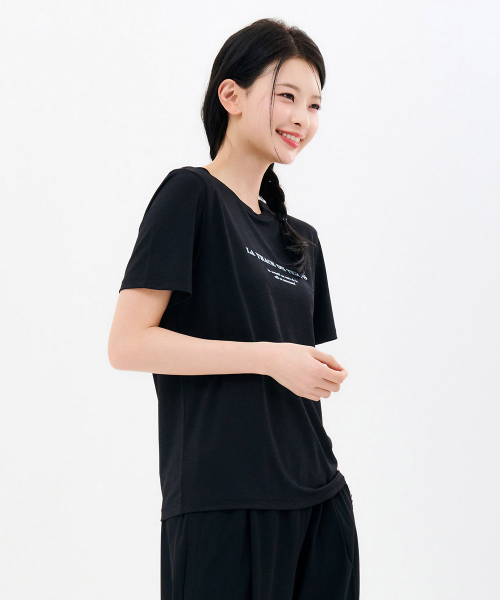 CHASECULT（チェイスカルト）の「レディースエッセンシャルアイスTシャツ-FBZG5851C03（Tシャツ/カットソー・レディース・ブラック・100/85/90/95）」の4枚目の写真