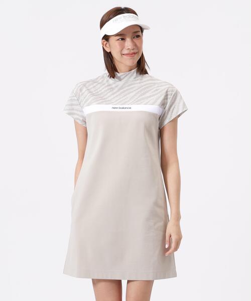 セール】半袖 モックネック ワンピース (WOMENS)（ワンピース）｜New