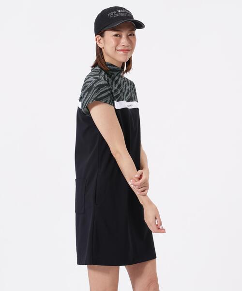セール】半袖 モックネック ワンピース (WOMENS)（ワンピース）｜New