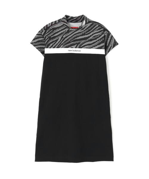 New Balance Golf(ニューバランスゴルフ)の「半袖 モックネック ワンピース (WOMENS)(ワンピース・レディース・ブラック/ベージュ系その他・MEDIUM/LARGE/SMALL)」の12枚目の写真