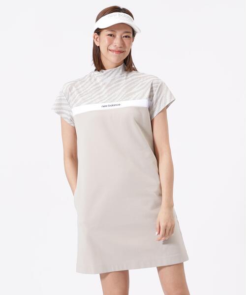 New Balance Golf(ニューバランスゴルフ)の「半袖 モックネック ワンピース (WOMENS)(ワンピース・レディース・ブラック/ベージュ系その他・MEDIUM/LARGE/SMALL)」の19枚目の写真