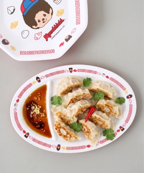 Monchhichi/モンチッチ〉 町中華 メラミンギョーザ皿 MCH3（食器