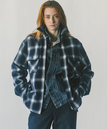 UNION HERCULES MADE（ユニオンヘラクレスメイド）の「【UNION HERCULES MADE】フランネルジップアップブルゾン（シャツ/ブラウス）」