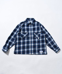 UNION HERCULES MADE（ユニオンヘラクレスメイド）の「【UNION HERCULES MADE】フランネルジップアップブルゾン（シャツ/ブラウス）」