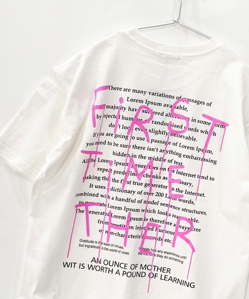SHISKY(シスキー)の「SHISKY エンプティショルダー オーバーサイズ 半袖Tシャツ(Tシャツ/カットソー・キッズ・オフホワイト/杢グレー/ホワイト系その他2/ブラック系その他/グレー系その他/ブラック/ミント/チャコール/グリーン系その他/グレー系その他2/ホワイト系その他/ホワイト系その他3・110/120/130/140/150/160)」の4枚目の写真