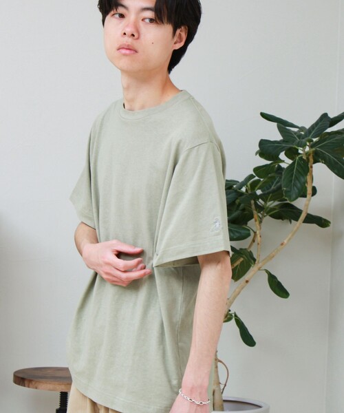 GEVACO(ゲバコ)の「【GEVACO/ゲバコ】リネンバスクTシャツ(Tシャツ/カットソー・メンズ・ブラウン/ブラック/カーキ・M/L)」の6枚目の写真