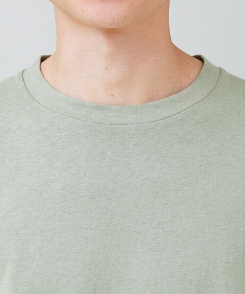 GEVACO(ゲバコ)の「【GEVACO/ゲバコ】リネンバスクTシャツ(Tシャツ/カットソー・メンズ・ブラウン/ブラック/カーキ・M/L)」の18枚目の写真