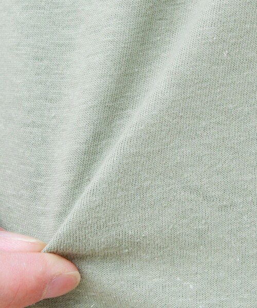 GEVACO(ゲバコ)の「【GEVACO/ゲバコ】リネンバスクTシャツ(Tシャツ/カットソー・メンズ・ブラウン/ブラック/カーキ・M/L)」の22枚目の写真