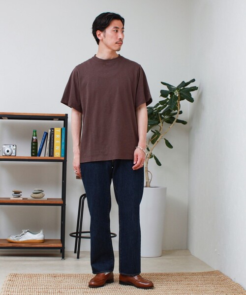 GEVACO(ゲバコ)の「【GEVACO/ゲバコ】リネンバスクTシャツ(Tシャツ/カットソー・メンズ・ブラウン/ブラック/カーキ・M/L)」の20枚目の写真