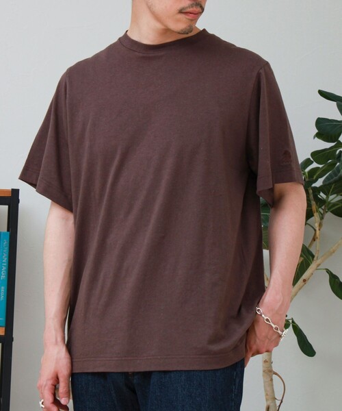 GEVACO(ゲバコ)の「【GEVACO/ゲバコ】リネンバスクTシャツ(Tシャツ/カットソー・メンズ・ブラウン/ブラック/カーキ・M/L)」の17枚目の写真