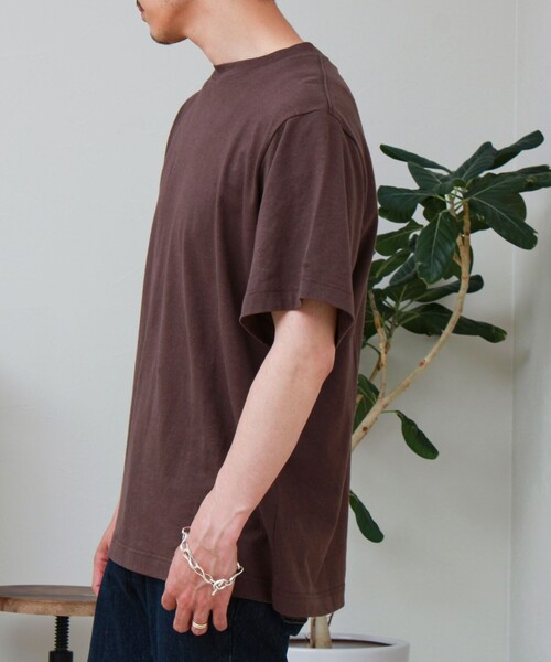GEVACO(ゲバコ)の「【GEVACO/ゲバコ】リネンバスクTシャツ(Tシャツ/カットソー・メンズ・ブラウン/ブラック/カーキ・M/L)」の19枚目の写真