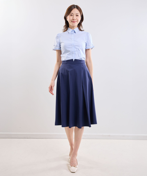 NARACAMICIE(ナラカミーチェ)の「【NARACAMICIE】ラメストライプ半袖シャツ(シャツ/ブラウス・レディース・ピンク/ブルー・L/M)」の15枚目の写真
