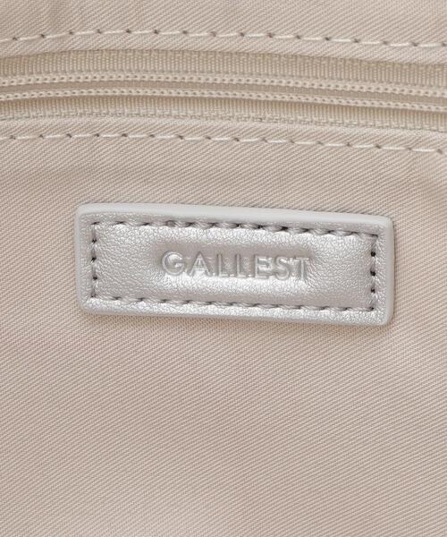 GALLEST（ギャレスト）の「バイカラーギャザーハンドルバッグ（トートバッグ・レディース・ブラック系4/シルバー系4・00）」の13枚目の写真