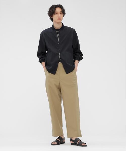 HIGHDENSE COTTON PLAINWEAVE TROUSERS（その他パンツ）｜MARGARET