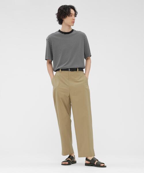 HIGHDENSE COTTON PLAINWEAVE TROUSERS（その他パンツ）｜MARGARET