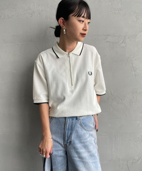 重點刺繡LOGO半拉鍊POLO衫
