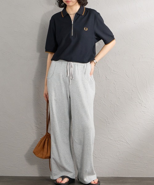 重點刺繡LOGO半拉鍊POLO衫