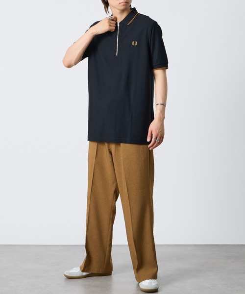重點刺繡LOGO半拉鍊POLO衫
