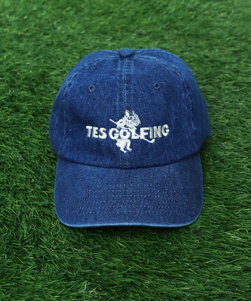 The Endless Summer(エンドレスサマー)の「TES GOLFING DENIM LOW CAP / キャップ(キャップ・メンズ・サックスブルー/ブラック/ネイビー・FREE)」の2枚目の写真