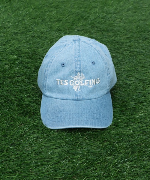 The Endless Summer(エンドレスサマー)の「TES GOLFING DENIM LOW CAP / キャップ(キャップ・メンズ・サックスブルー/ブラック/ネイビー・FREE)」の3枚目の写真