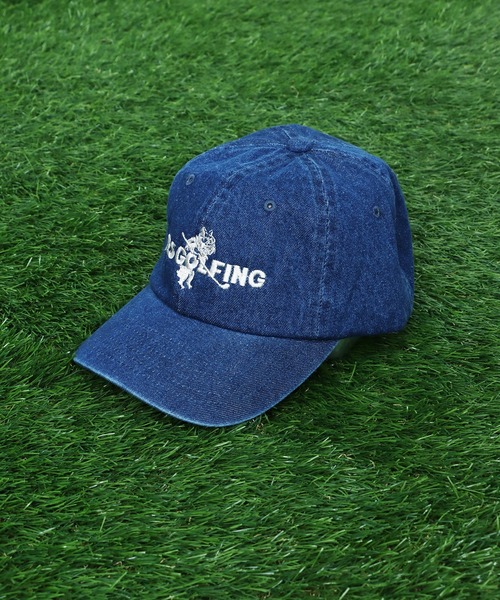 The Endless Summer(エンドレスサマー)の「TES GOLFING DENIM LOW CAP / キャップ(キャップ・メンズ・サックスブルー/ブラック/ネイビー・FREE)」の6枚目の写真