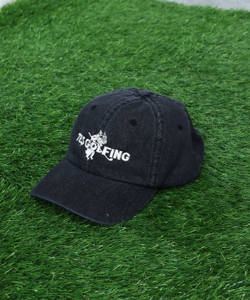The Endless Summer(エンドレスサマー)の「TES GOLFING DENIM LOW CAP / キャップ(キャップ・メンズ・サックスブルー/ブラック/ネイビー・FREE)」の4枚目の写真
