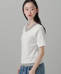 LAKOLE | レイヤードヘンリーネック半袖T / 863036(Tシャツ/カットソー)