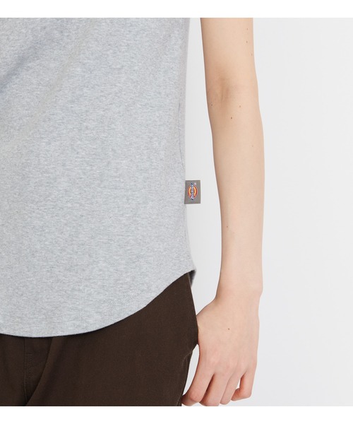 Dickies（ディッキーズ）の「Dickies/ディッキーズ　ヘンリーネックタンクトップ（タンクトップ・レディース・ブラック/ヘザーグレー・LARGE/MEDIUM）」の18枚目の写真