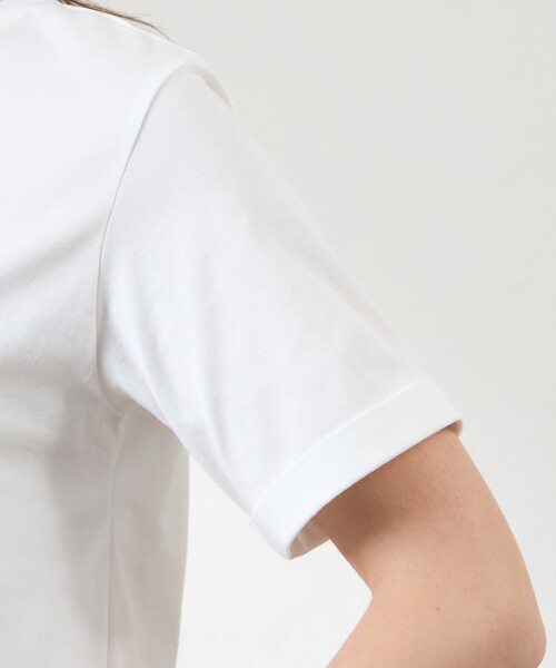 amaca(アマカ)の「【大橋美由紀さんコラボ】 プロヴァンスプリントT(Tシャツ/カットソー・レディース・ブルー系その他4/ネイビー/オフホワイト・38)」の11枚目の写真