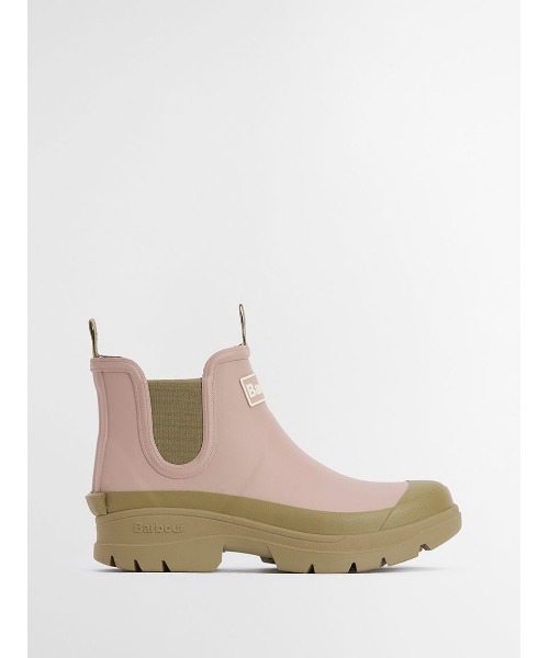 Barbour（バブアー）の「Nimbus サイドゴア ショート レインブーツ（レディース）（レインシューズ・レディース・ブラック/ピンク/グレー・3/4/5/6）」の6枚目の写真