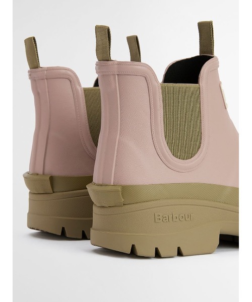 Barbour（バブアー）の「Nimbus サイドゴア ショート レインブーツ（レディース）（レインシューズ・レディース・ブラック/ピンク/グレー・3/4/5/6）」の10枚目の写真
