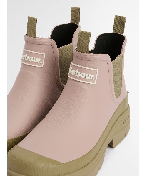 Barbour（バブアー）の「Nimbus サイドゴア ショート レインブーツ（レディース）（レインシューズ・レディース・ブラック/ピンク/グレー・3/4/5/6）」の12枚目の写真