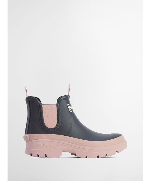 Barbour（バブアー）の「Nimbus サイドゴア ショート レインブーツ（レディース）（レインシューズ・レディース・ブラック/ピンク/グレー・3/4/5/6）」の16枚目の写真