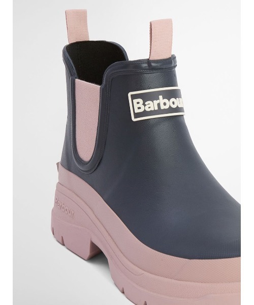 Barbour（バブアー）の「Nimbus サイドゴア ショート レインブーツ（レディース）（レインシューズ・レディース・ブラック/ピンク/グレー・3/4/5/6）」の19枚目の写真